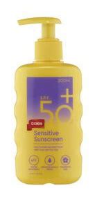 coles sun care products.